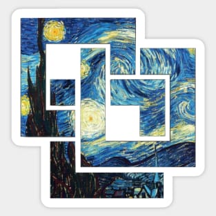 Starry night Sticker